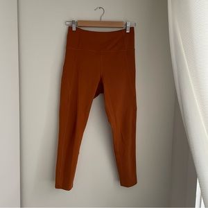 Girlfriend Collective Compressive High-Rise Legging - Rust M